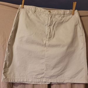 Eddie Bauer Khaki Mini Skirt size 12